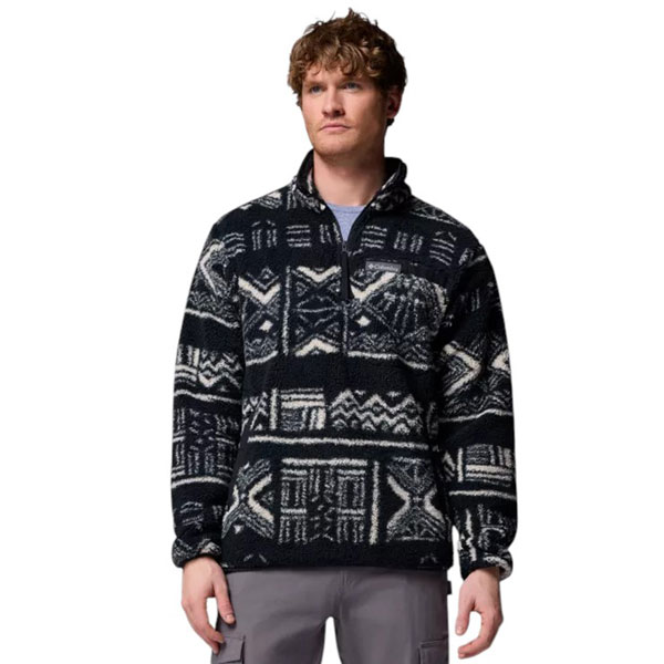 Columbia Rugged Ridge™ High Pile Half Zip (2135471010) BLACK PRINT